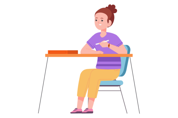 A Practical Review of the School Girl Studying Embroidery Design
