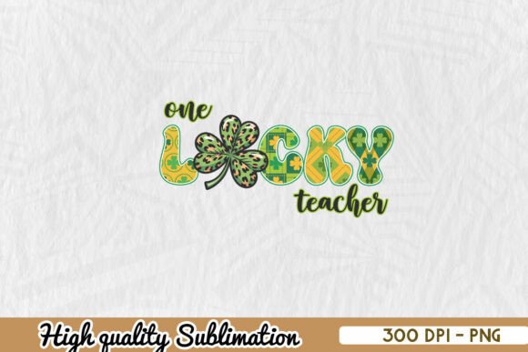 An Embroidery Designer's Review of Shamrock One Lucky Teacher PNG