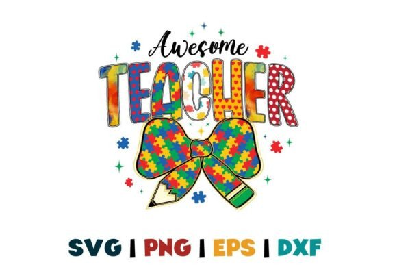 Autism Awareness Teacher Coquette Bow: A Designer’s Take