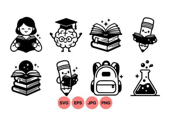 Cute Learning Icons Svg Pack: A Designer’s Embroidery Test
