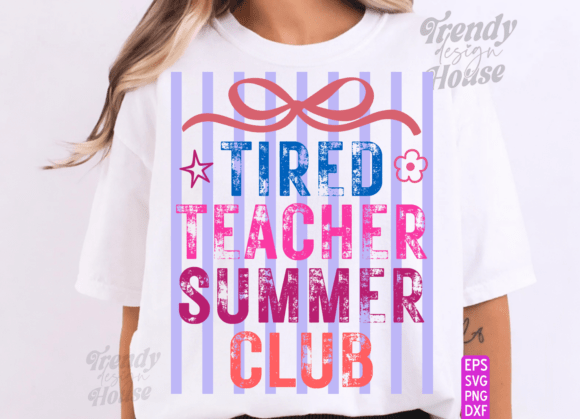 How the Tired Teacher Summer Club Design Feels After Stitching