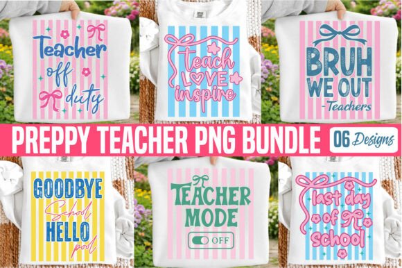 Preppy Teacher PNG Bundle: A Design Review from a Professional Stitcher