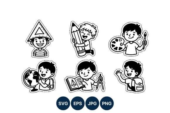 Reviewing Happy Kids School Supplies Vector for Embroidery