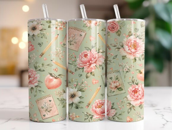 Teacher Floral Pencil 20oz Tumbler Wrap: A Designer’s Review