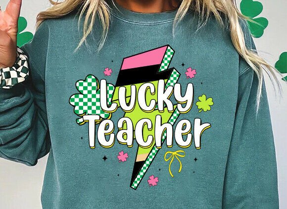Teacher St Patrick's Day PNG Design Review